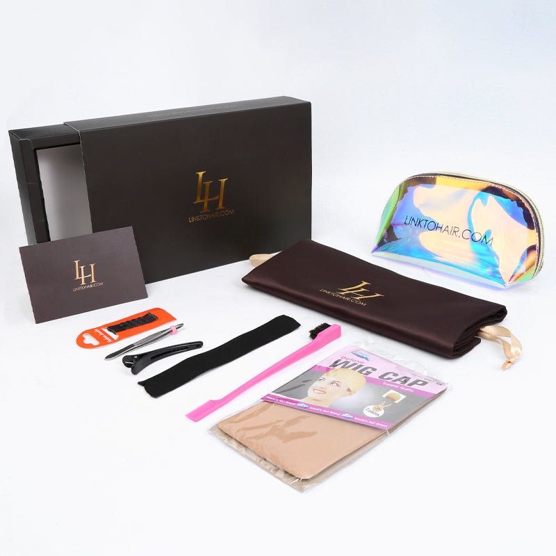 Perruque Bob Lace Front Wig 100% cheveux humains lisses 13x4 sans colle